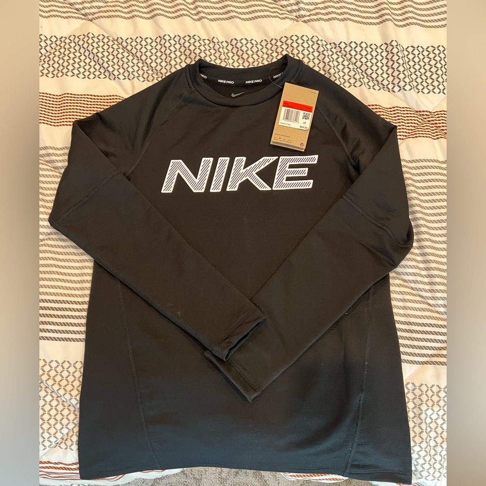 Nike Men's Black Long Sleeve Tee